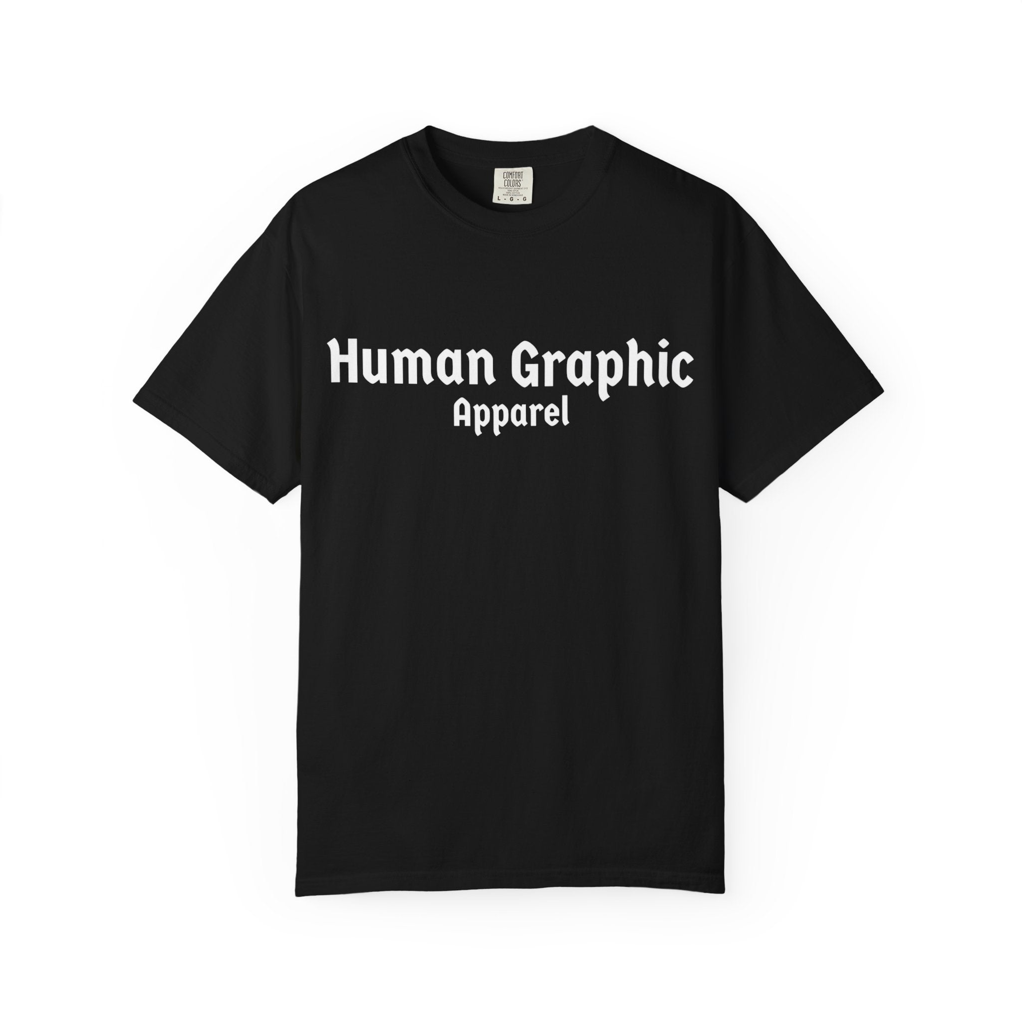 "Human Graphic Apparel" SIMPLE Retro Logo Tee